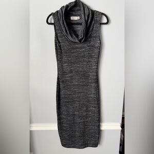 RD Style Charcoal Knit Sleeveless Dress